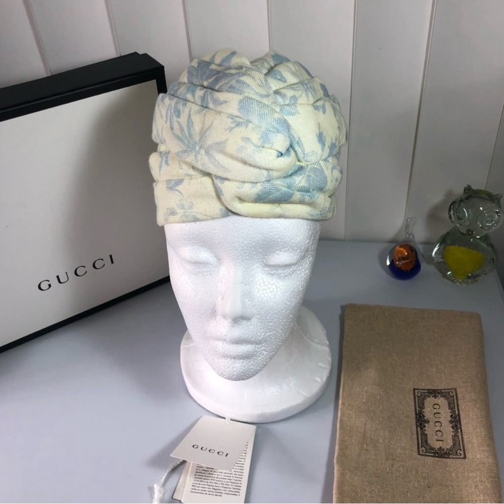 Gucci head wrap. Sky blue - Picture 16 of 16